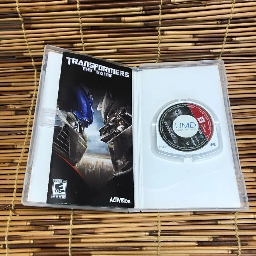 PSP The Transformers Game Untested as shown